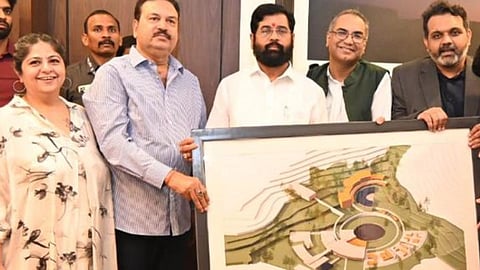 Maharashtra CM Honourable Shri Eknath Shinde announces the launch of a The Dharamveer Media City 