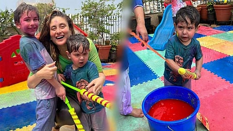 Kareena Kapoor Celebrates Holi 