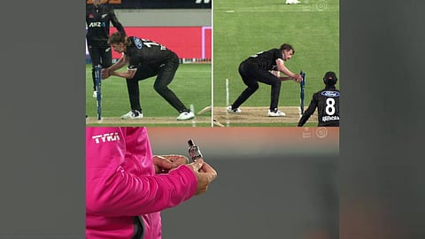 nz vs sl odi bail-dead-battery-save-chamika-karunaratne 