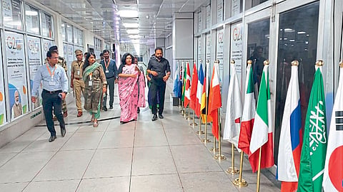 G-20 international meeting foreign visitors