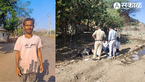 dead body found  beside dattatray thackeray