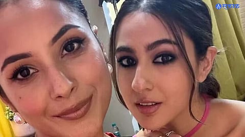 sara ali khan and  shehnaaz gill
