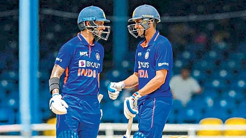 Shubman Gill shikhar dhawan 