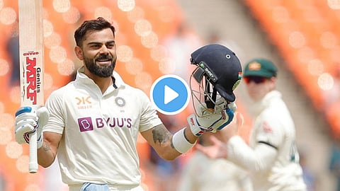 IND vs AUS virat kohli iconic celebration after century against australia dedicates to wife anushka sharma watch video  