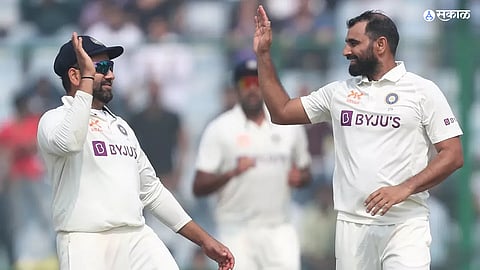  ind vs aus test rohit sharma-breaks-silence-on-viral-video-of-jai-shree-ram-chants-for-mohammed-shami-in-ahmedabad cricket news in marathi  