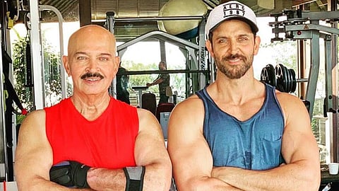 rakesh roshan  and hrithik roshan