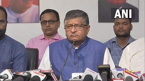 BJP leader Ravi Shankar Prasad