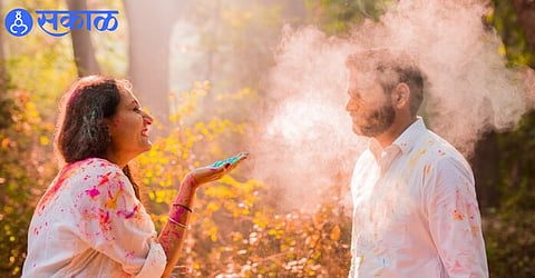 Holi Couple Photoshoot