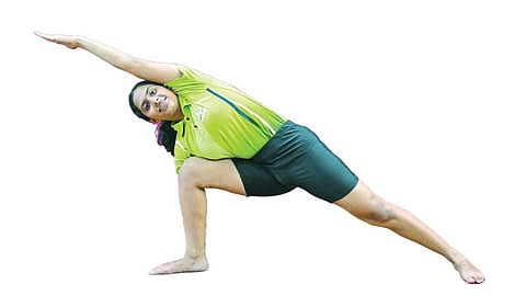 yoga Utthita Parshvakonasana 