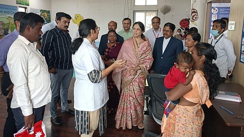 Ashwini Jagtap visited district hospital chinchwad medical facility