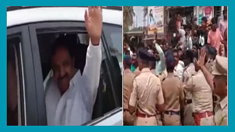 Jayant Patil : जयंत पाटलांचं एक स्मितहास्य अन् कार्यकर्ते आक्रमक, पोलिसांनाही आवरेनात; सांगलीत राडा