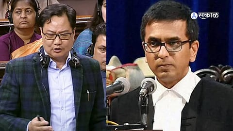 CJI Chandrachud , kiren rijiju