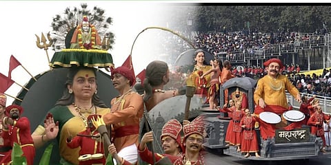 साडेतीन शक्तीपीठे नारिशक्ती या चित्ररथाचे विशेष सादरीकरण 