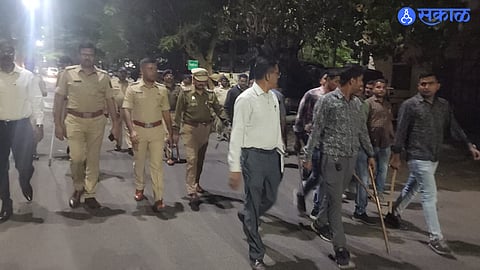 combing operation by city police
