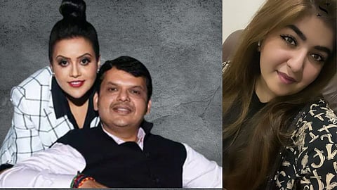 Devendra Fadnavis and Aniksha jaisinghani 