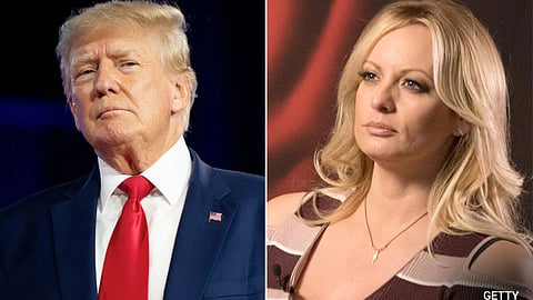 Donald Trump  and Stormy Daniels