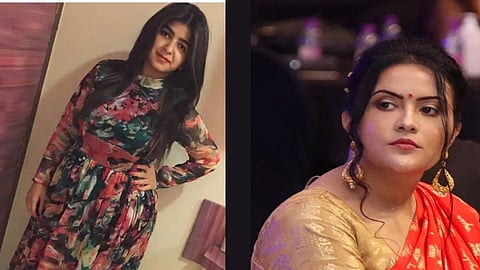 Aniksha Jaisinghani and Amruta Fadnavis 