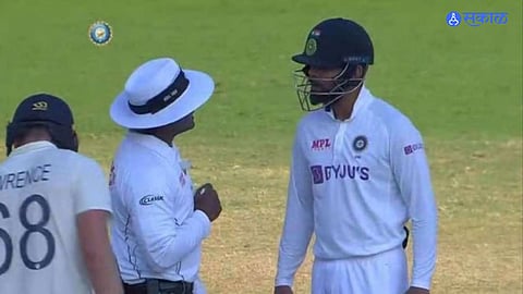  Main hota toh Out deta Virat jokes with umpire Nitin menon on umpires call 