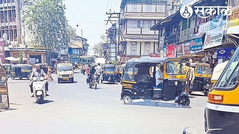 Rickshaw traffic