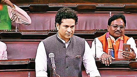 sachin tendulkar 50th birthday and rajya sabha membership controversy marathi News  