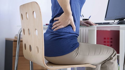 Correct sitting position