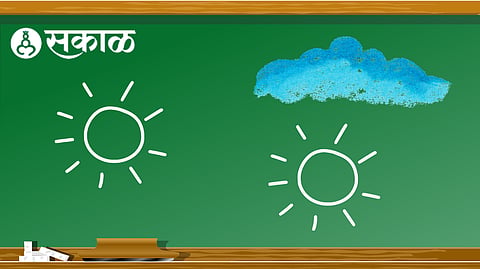 Art teacher Siraj Tadvi created interest in subject of drawing in  minds of students jalgaon news