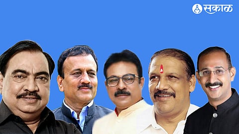 Eknath Khadse, Vijaykumar Gavit, Girish Mahajan, Kunal Patil, Satish Patil