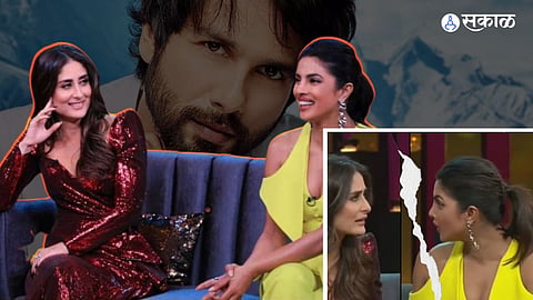 Priyanka Chopra, Kareena Kapoor  reaction on shahid Kapoor 