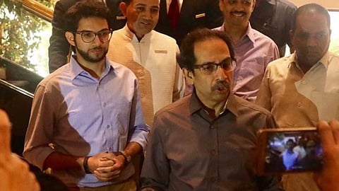 Uddhav Thackeray and aditya Thackeray 