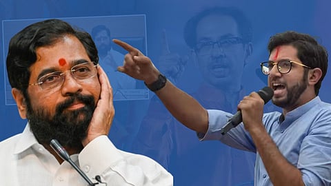 Uddhav Thackeray and Eknath Shinde 