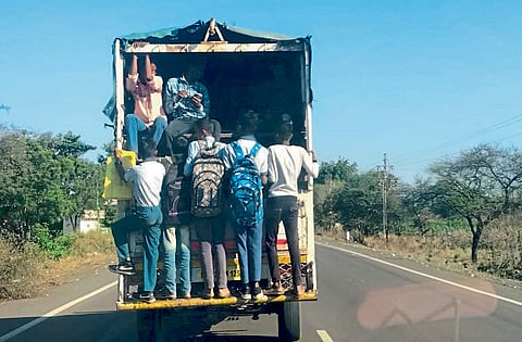  students private vehicle
