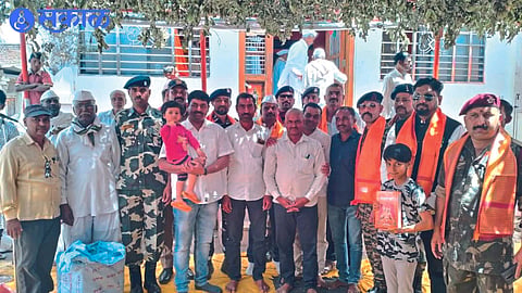 entire cost and coordination of kirtan week was undertaken by 22 army man of Vital village dhule news