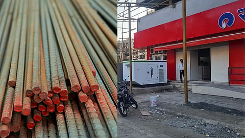 falling metal rod passed through young man body during the construction of the building in badlapur  