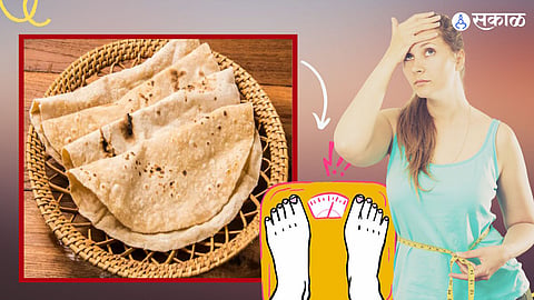 how much calories in one chapati