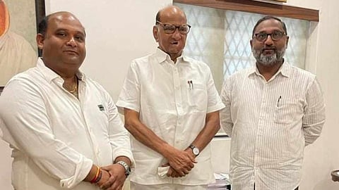 Uttam Patil met Sharad Pawar in Mumbai