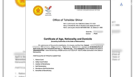 Domicile Certificates