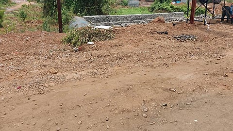 Transport of heavy vehicles filling MIDC canal Water pipeline burst near Pale village
