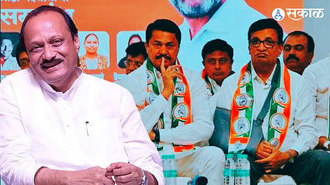 Ajit Pawar : 'आता आम्ही मोठा अन् काँग्रेस लहान भाऊ'; जागा वाटपावरुन अजित पवारांनी पटोलेंना डिवचलं