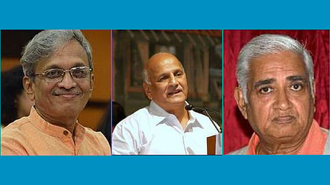 vittal wagh, madhukar bhave and shridhar fadake