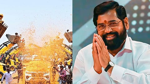 Shambhuraj Desai tremendous welcomed CM Eknath Shinde