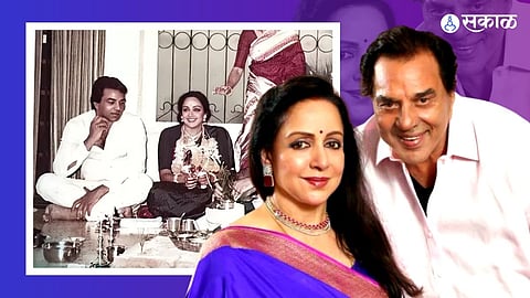 Hema Malini and Dharmendra 