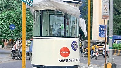 12 Smart Booths installed Smart City police Proposed 150 places nagpur
