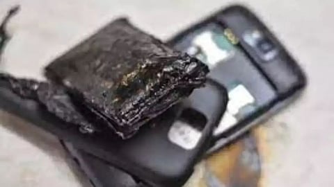 mobile battery explosion