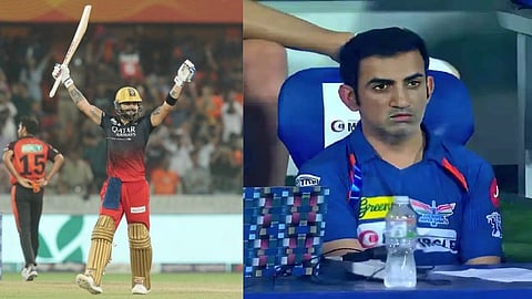 ipl 2023 rajat sharma take jibe at gautam-gambhir after virat kohli century in rcb vs srh   tweet goes viral