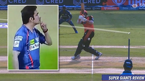 SRH vs LSG No Ball Controversy Gautam Gambhir 