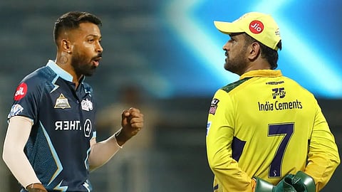 MS Dhoni Hardik Pandya IPL 2023 Qualifier 1