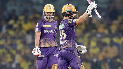 Rinku Singh Nitish Rana Chennai Super Kings vs Kolkata Knight Riders 