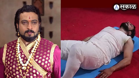 Dr amol kolhe injured during shivputra sambhaji marathi drama play in karad