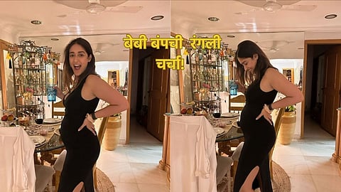 Ilena D cruz baby bump photo shoot viral pregnancy 