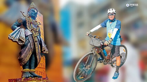 pune to pandharpur ashadi wari vitthal rukmini cycle rally of Harishchandra Kanade 